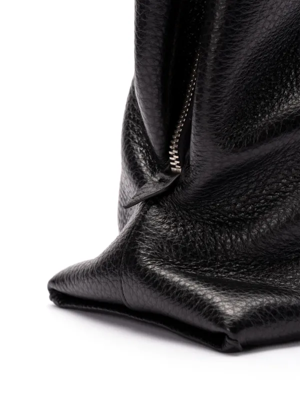 【関税込み】The Attico ブラック Via del Mare トートバッグ The Attico: ブラック Via del Mare トートバッグ | SSENSE 日本