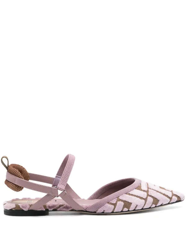 FENDI Colibrì Lite Ballet Flats Pink FARFETCH PT