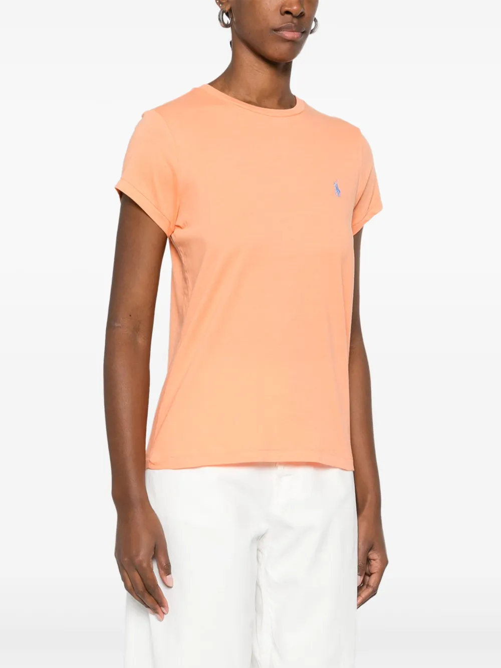 Polo Ralph Lauren T-shirt met borduurwerk Oranje