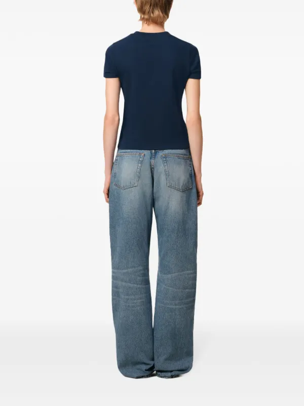 AMI Paris Ami De Coeur Tシャツ | ブルー | FARFETCH JP