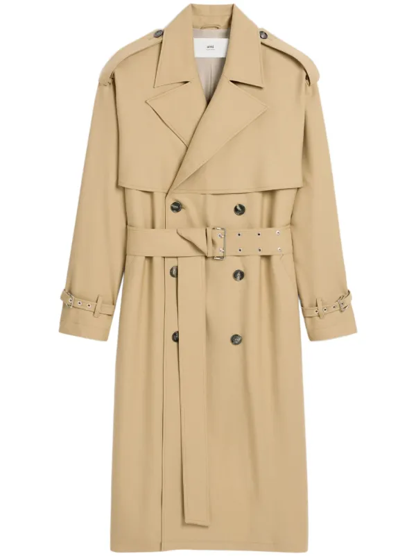 AMI Paris トレンチコート | ニュートラル | FARFETCH JP