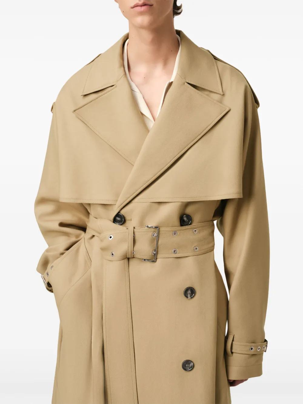 AMI Paris Trench in lana vergine | Image 6