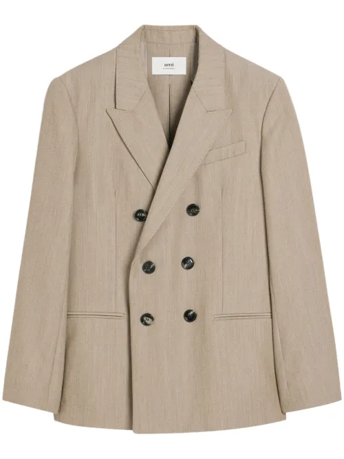 Blazer à fente au dos - AMI Paris - Modalova