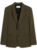 AMI Paris semi-lined blazer - Green