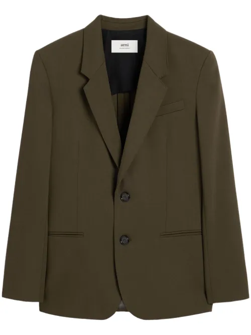 Blazer à design texturé - AMI Paris - Modalova