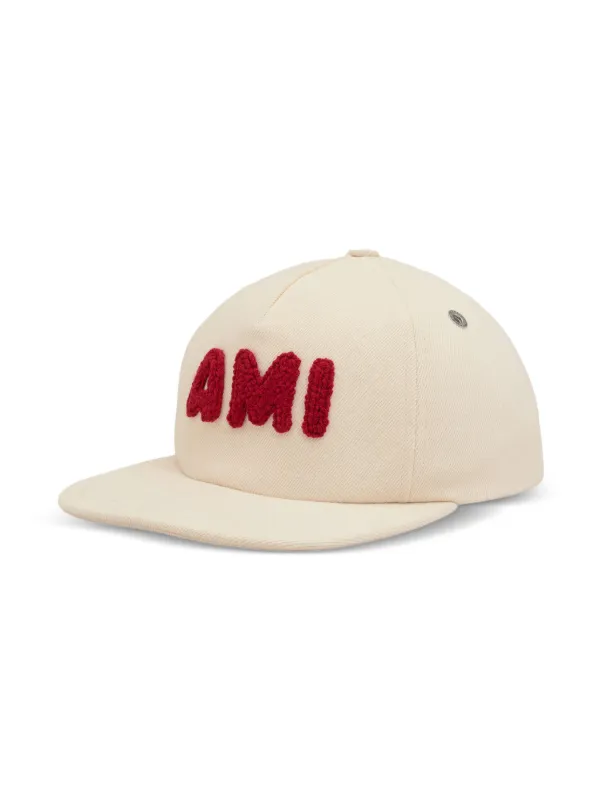 AMI Paris ロゴ キャップ | ニュートラル | FARFETCH JP