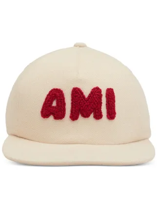 AMI Paris ロゴ キャップ | ニュートラル | FARFETCH JP