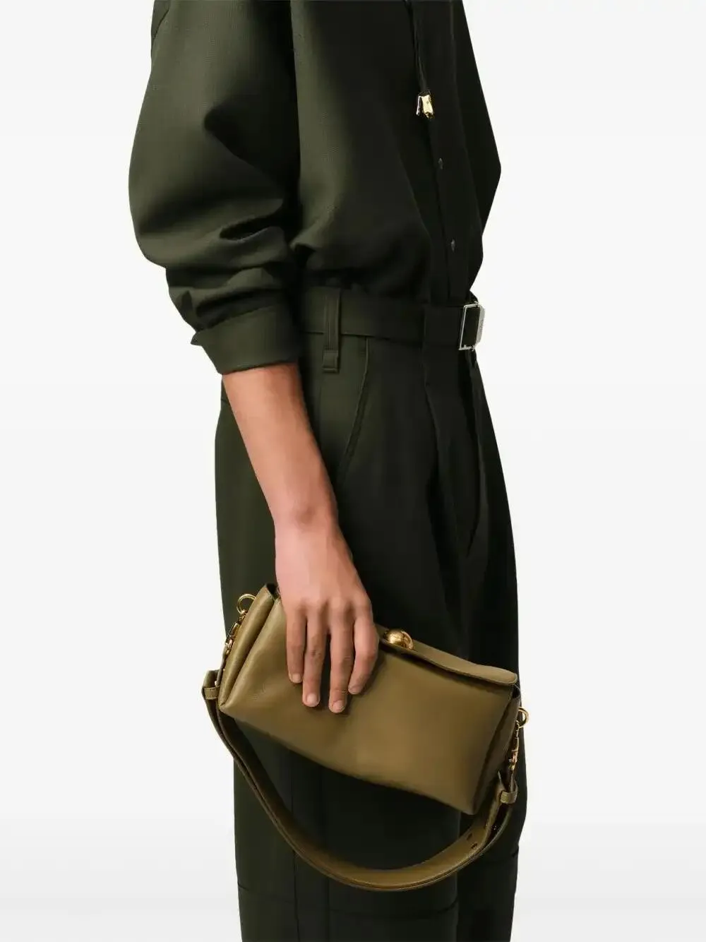  Ami Paris Mini Carrousel Shoulder Bag - Green 