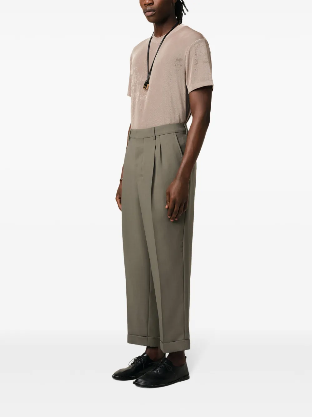 AMI Paris Pantalon Grijs