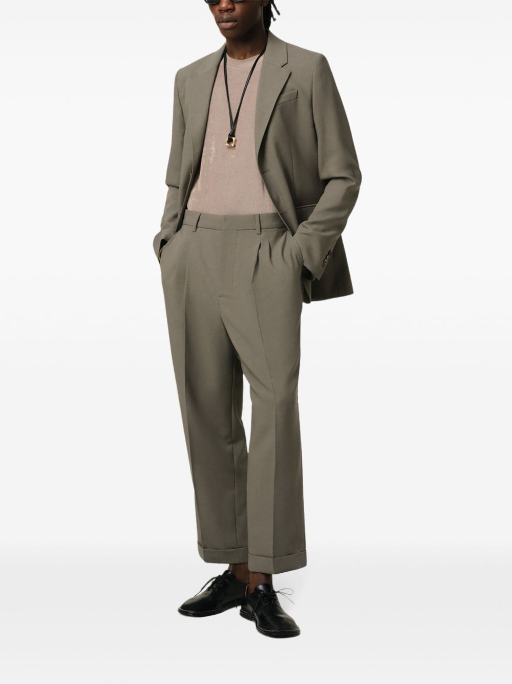 AMI Paris tailored trousers - Grey