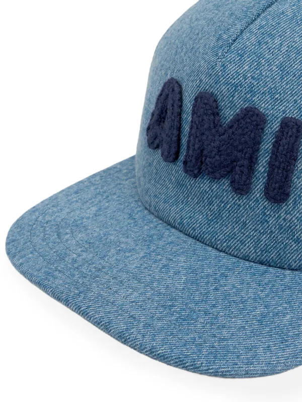 AMI Paris ロゴ キャップ | ブルー | FARFETCH JP