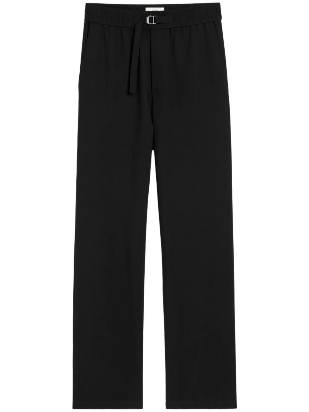 AMI Paris Straight broek Zwart