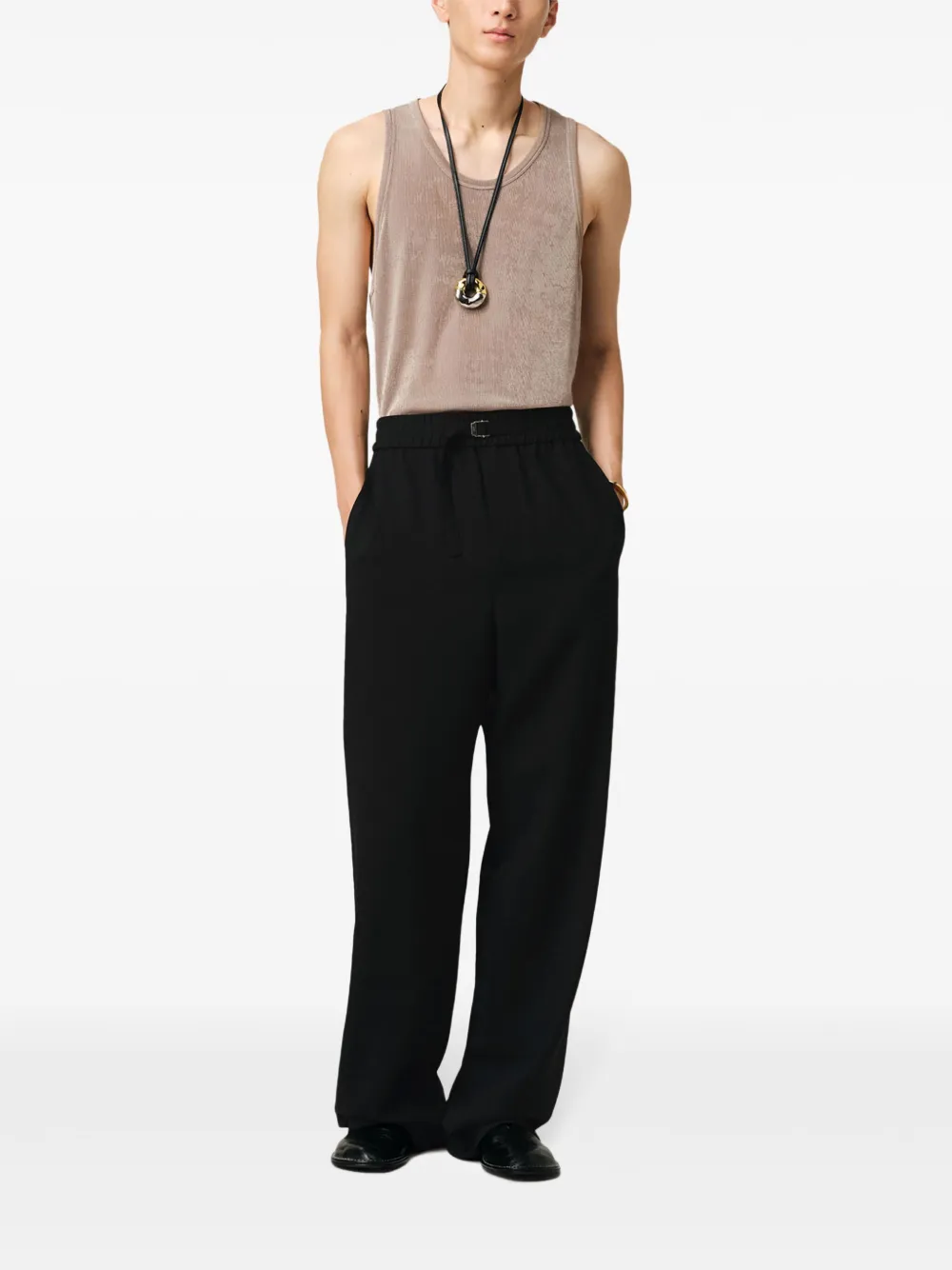 AMI Paris Straight broek - Zwart