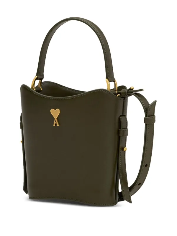 AMI Paris Paris Paris バケットバッグ ミニ | グリーン | FARFETCH JP