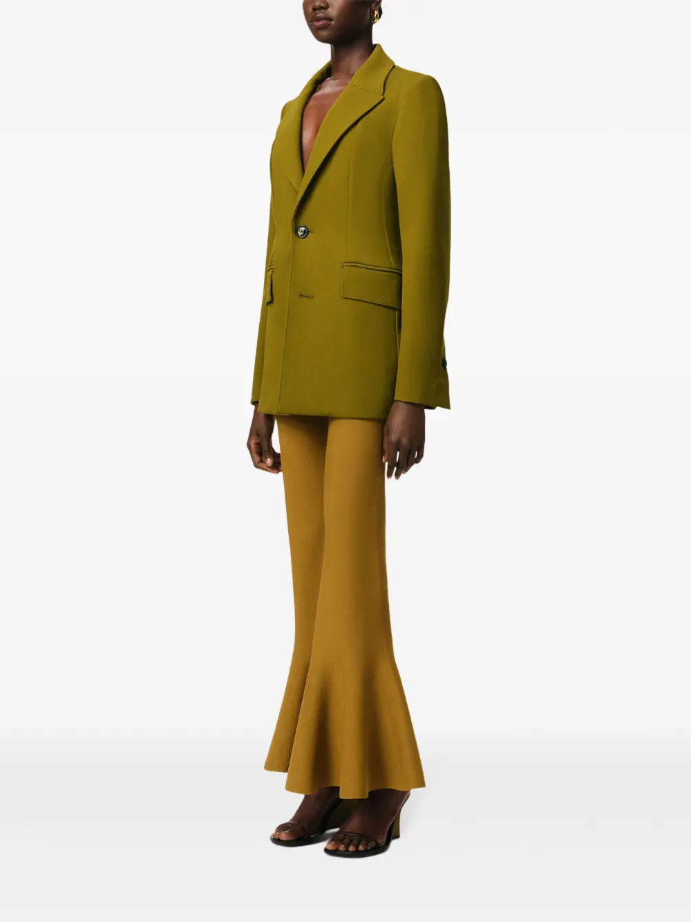 AMI Paris Wollen blazer Groen