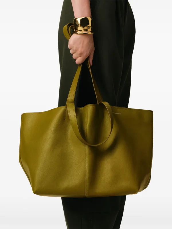 トートバッグ AMI PARIS Woman Tote bags Green ULL505AL0060 364 AMI Paris Midi Leather Tote Bag | Green | FARFETCH