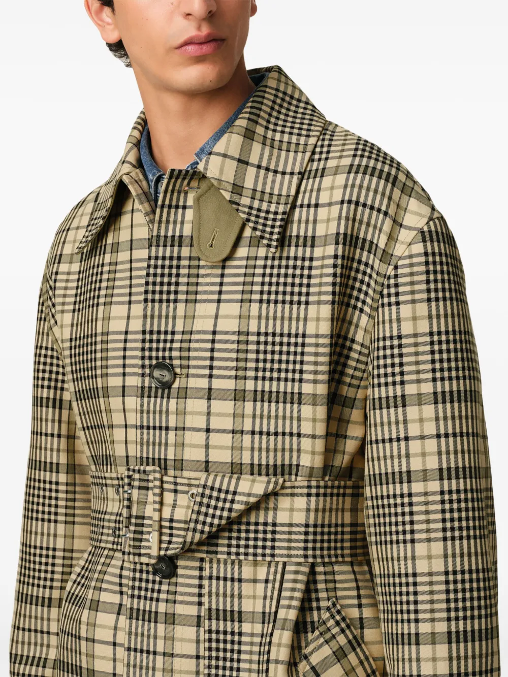 AMI Paris Mac trenchcoat Beige