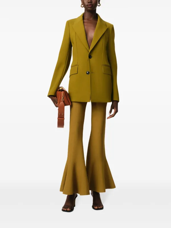 AMI Paris Godet Trousers | Yellow | FARFETCH CA