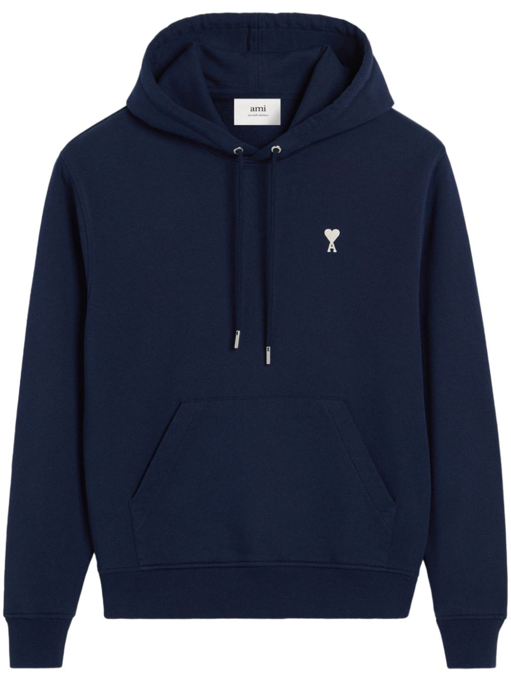 AMI Paris Hoodie met logo Blauw