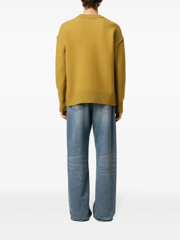 AMI Paris Ami De Coeur セーター | イエロー | FARFETCH JP