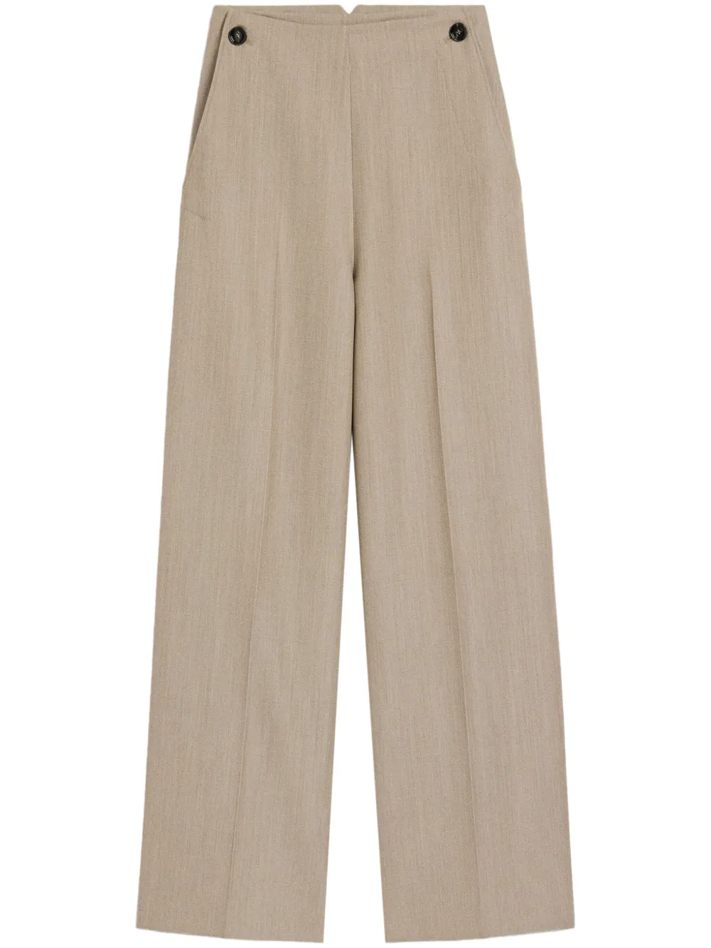 AMI Paris Wollen broek Beige