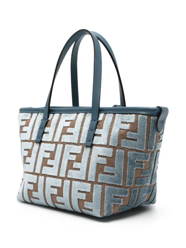 トートバッグ FENDI ROLL SMALL TOTE FENDI Mini Roll Tote Bag | Purple | FARFETCH