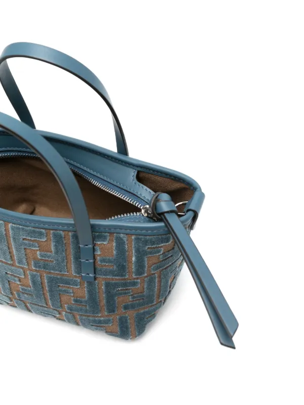 【FENDI】ロールミニハンドバッグ FENDI Roll ハンドバッグ ミニ | ブルー | FARFETCH JP