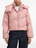 Fiorucci quilted logo-patch jacket - Pink