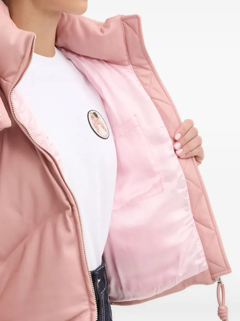 Fiorucci Quilted Logo-patch Jacket