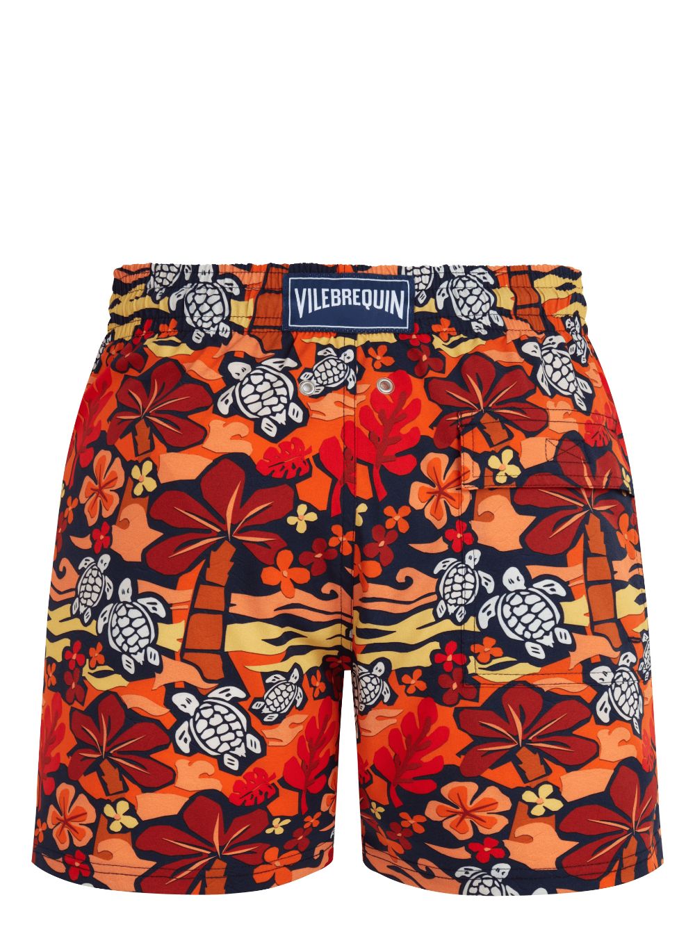 Vilebrequin Monoi Turtles swim shorts - Oranje