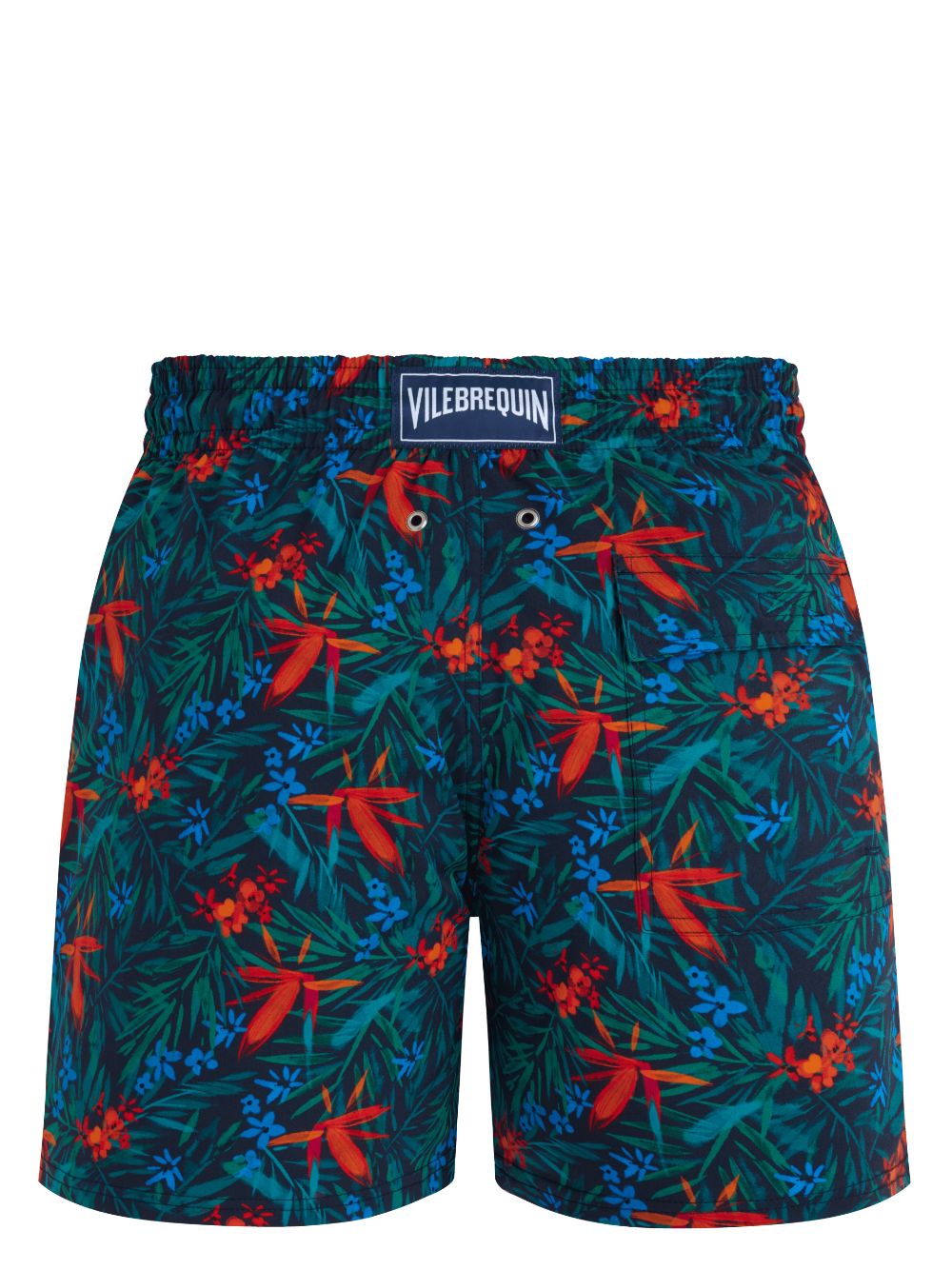 Vilebrequin Tropical Flowers swim shorts - Blue