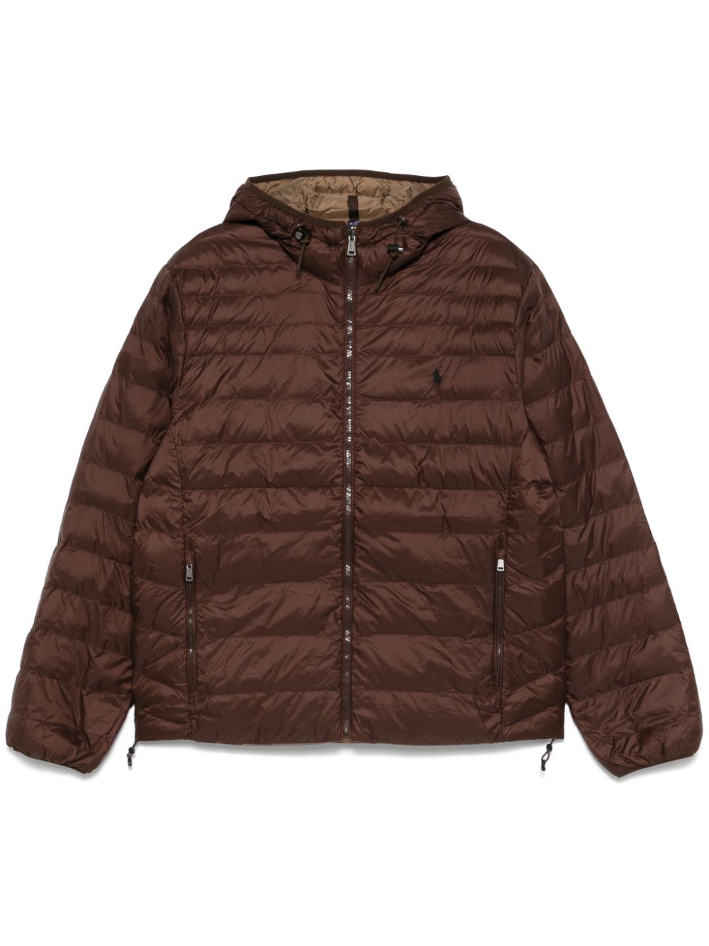 hooded padded jacket