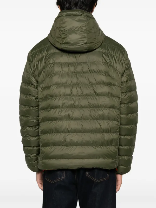 Polo Ralph Lauren Chamarra Capitonada Con Capucha Verde