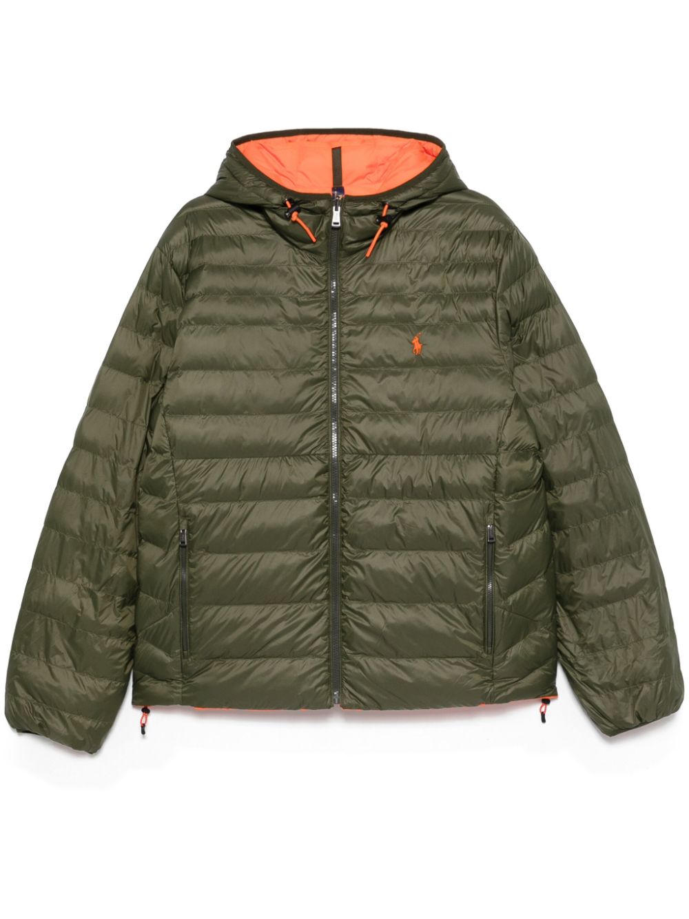 hooded padded jacket