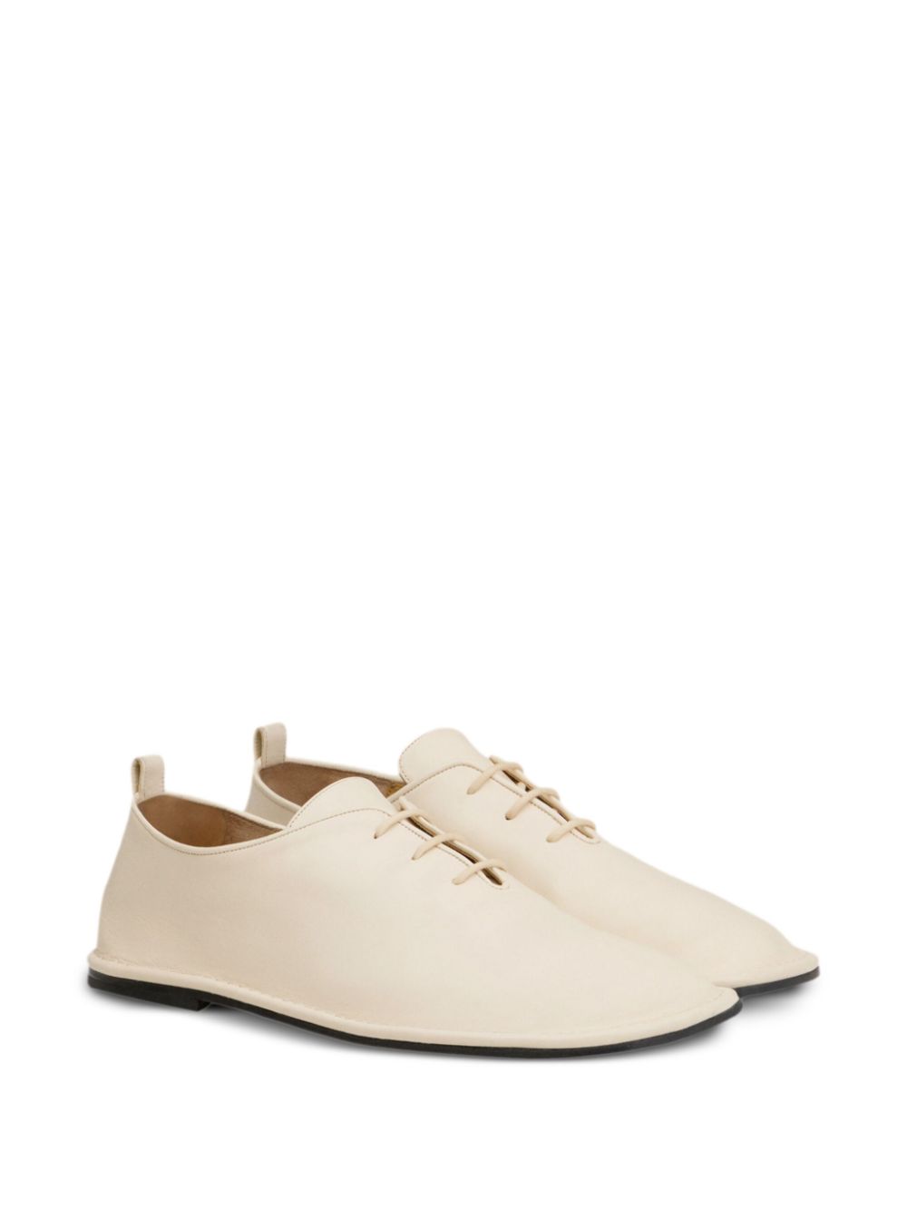 AMI Paris Leren Oxford schoenen - Beige