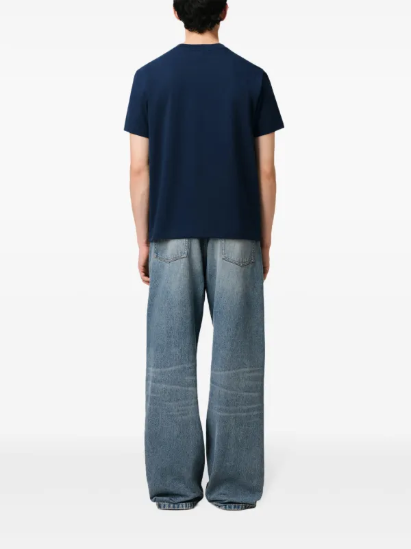 AMI Paris Ami De Coeur Cotton T-shirt | Blue | FARFETCH