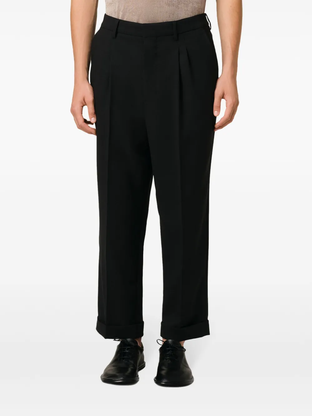 AMI Paris Pantalon Zwart