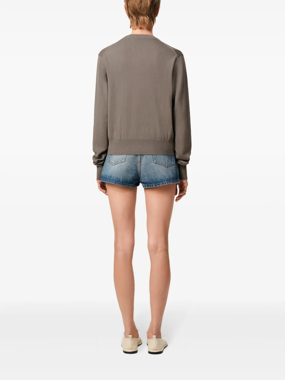 AMI Paris Ami de Coeur sweater Grijs