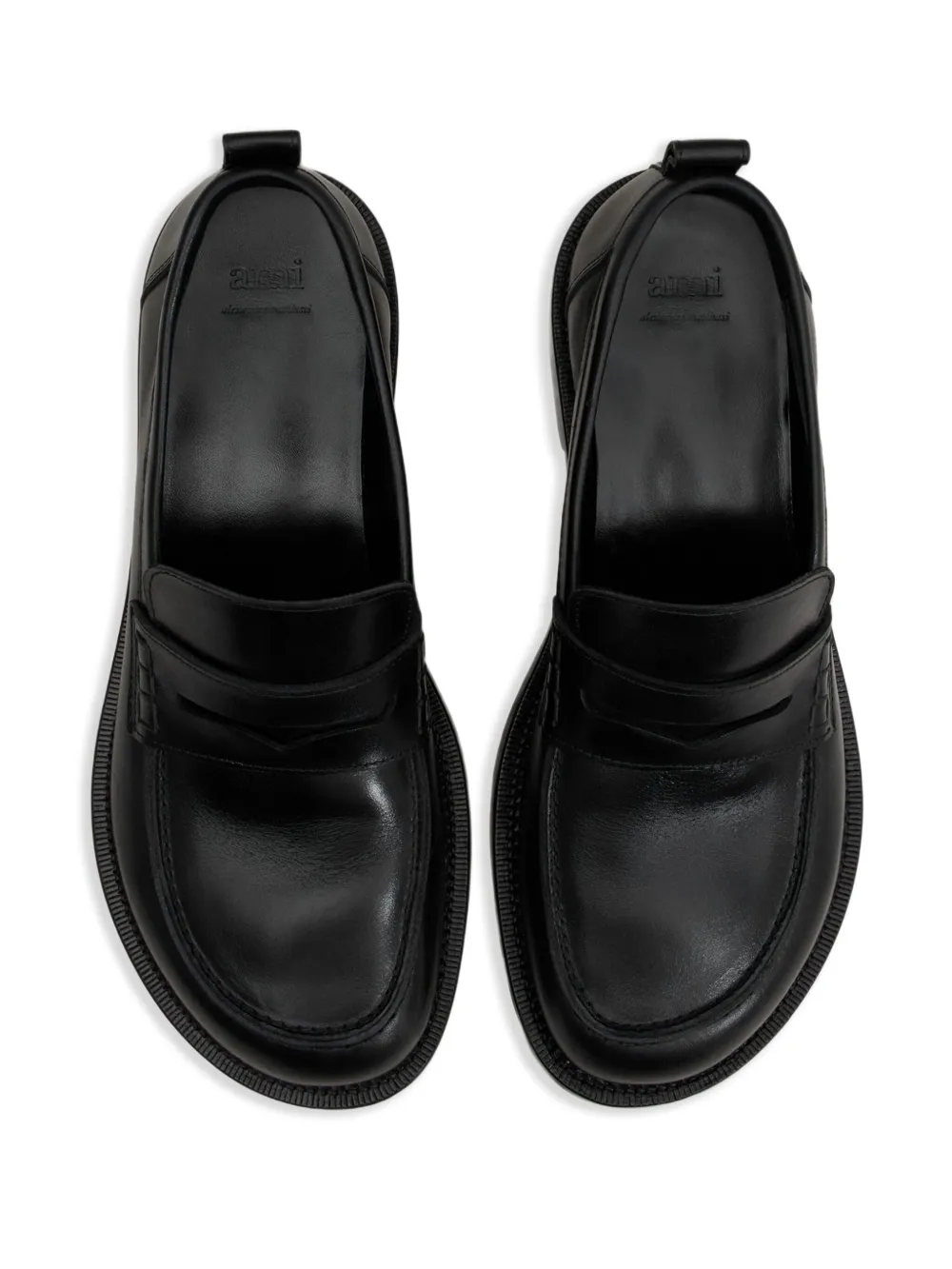 AMI Paris Anatomical Toe loafers Black