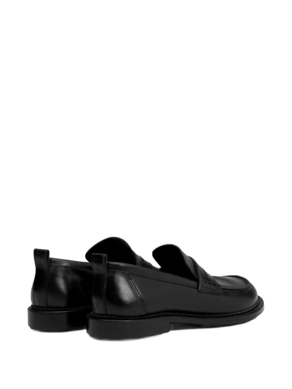 AMI Paris アナトミカルトゥ ローファー | ブラック | FARFETCH JP