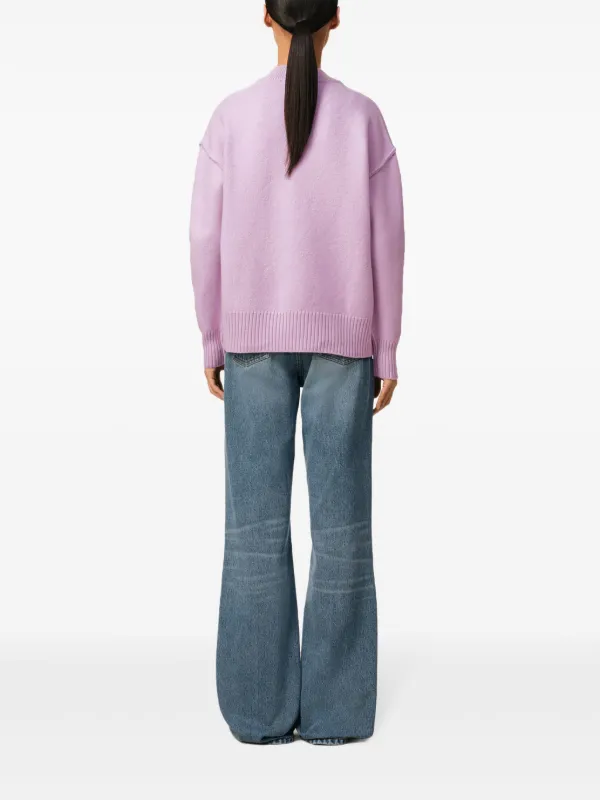 AMI Paris Ami De Coeur カーディガン | ピンク | FARFETCH JP