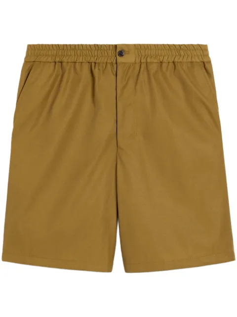 AMI Paris logo-plaque shorts