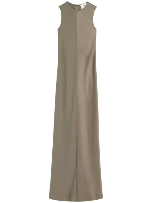 Robe longue à design sans manches - AMI Paris - Modalova