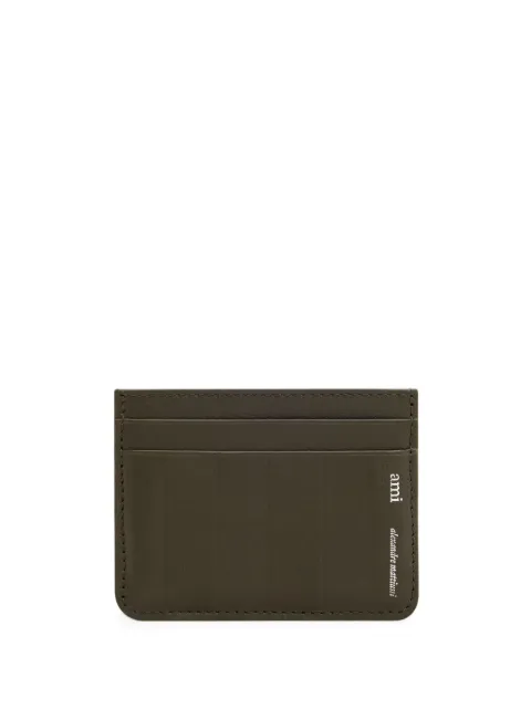 AMI Paris leather cardholder