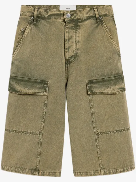 AMI Paris wide-leg Bermuda shorts