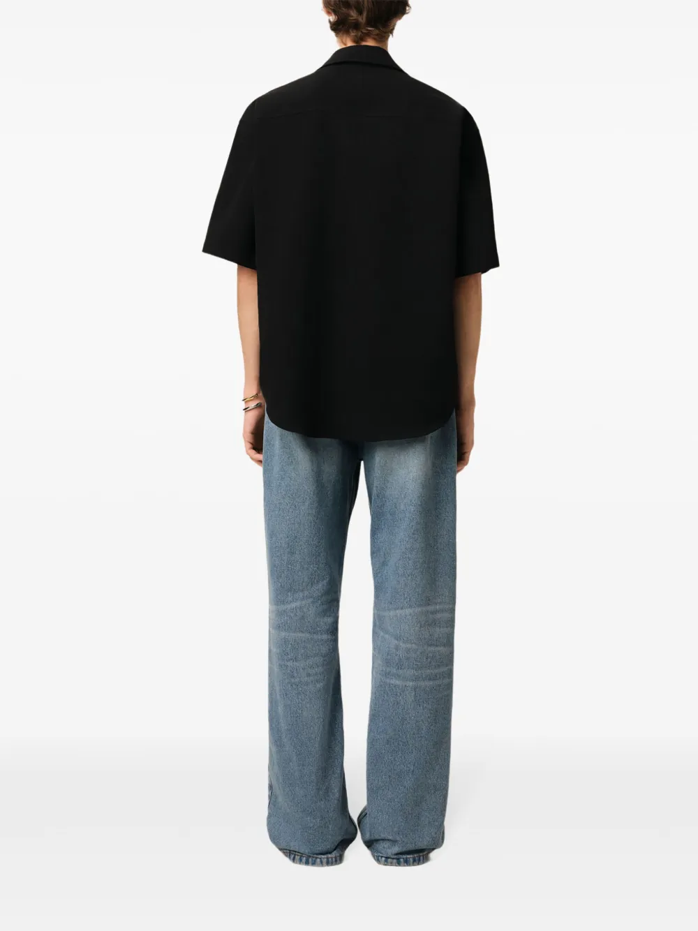 AMI Paris Ami de Coeur overhemd Zwart