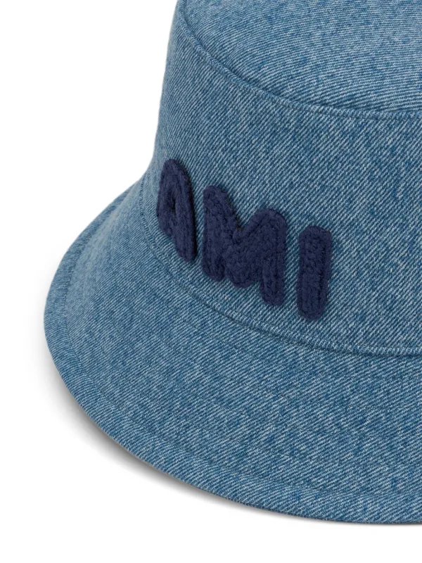 AMI Paris バケットハット | ブルー | FARFETCH JP