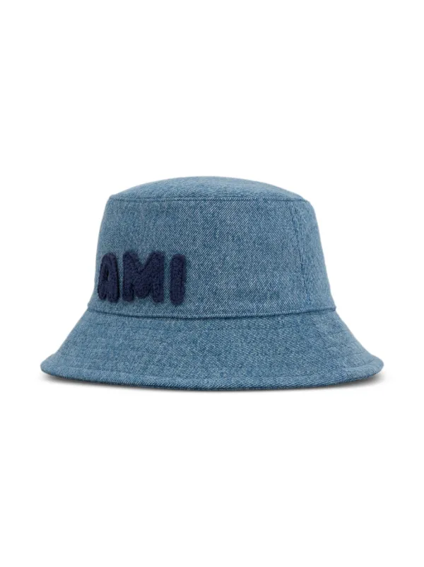 AMI Paris バケットハット | ブルー | FARFETCH JP
