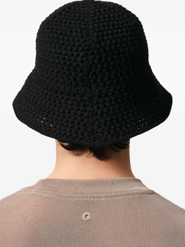 【関税・送料込み】 Ami Paris Bucket Hat AMI Paris logo-patch Bucket Hat | Black | FARFETCH