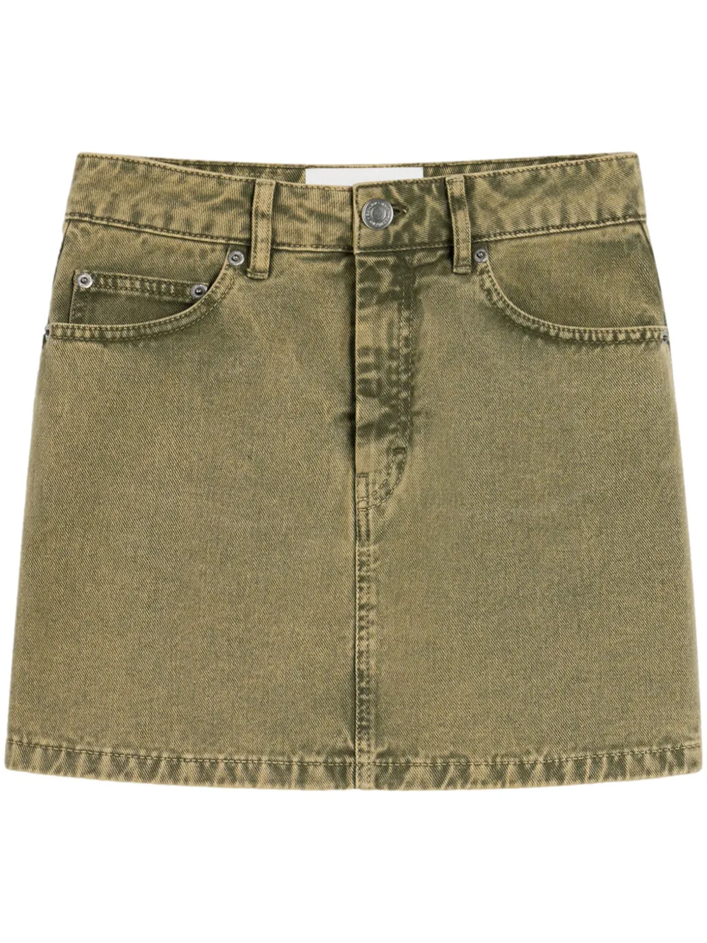 Ami Alexandre Mattiussi Denim Mini Skirt